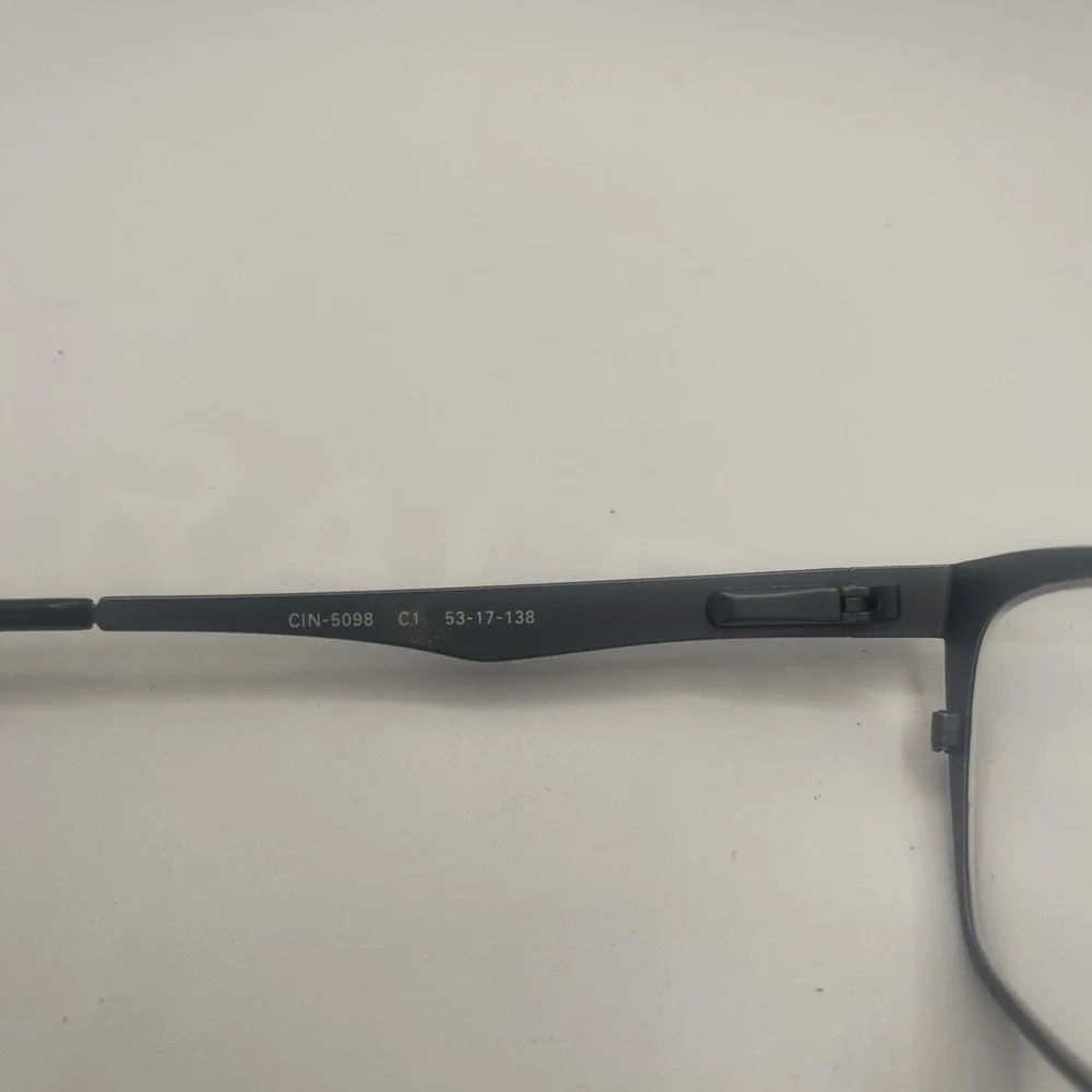 Cinzia Europa Cin-5098 C1 Black Grey Python Authentic Frames 53-17-138mm #800
